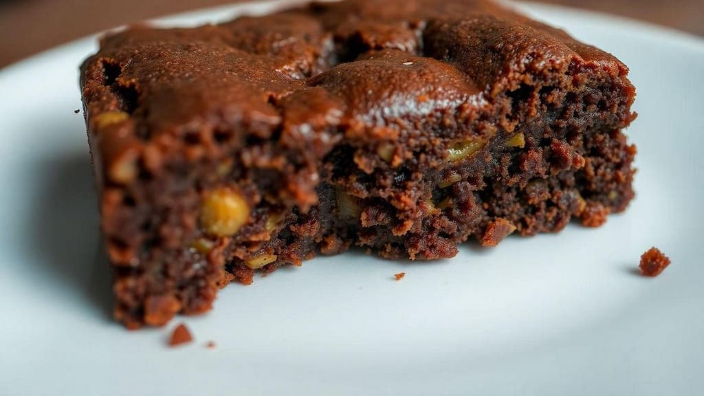 Brownie fit de batata doce Brownie fit de batata-doce