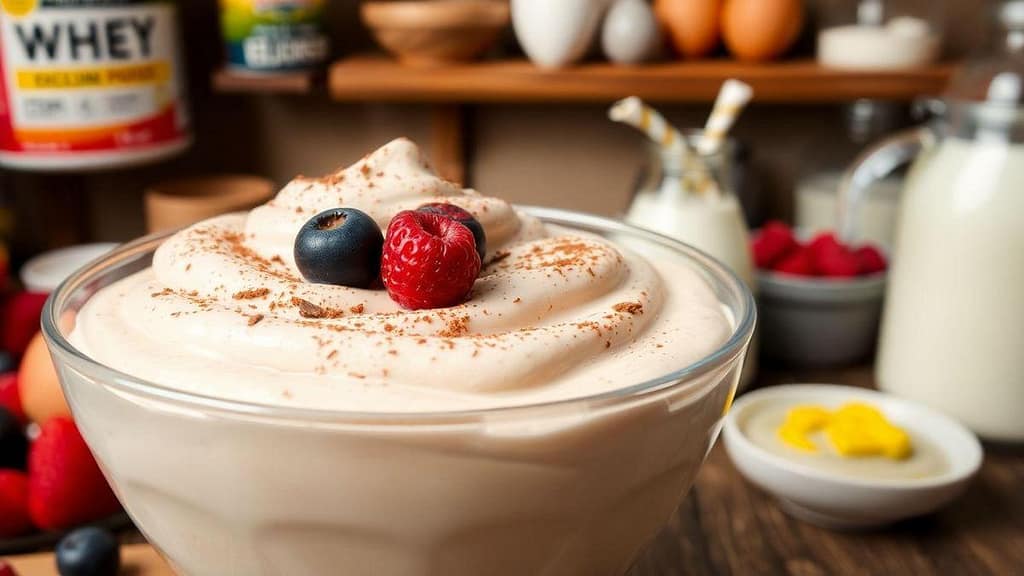 Mousse proteico com whey Mousse de Proteico com Whey: em Apenas 10 Minutos