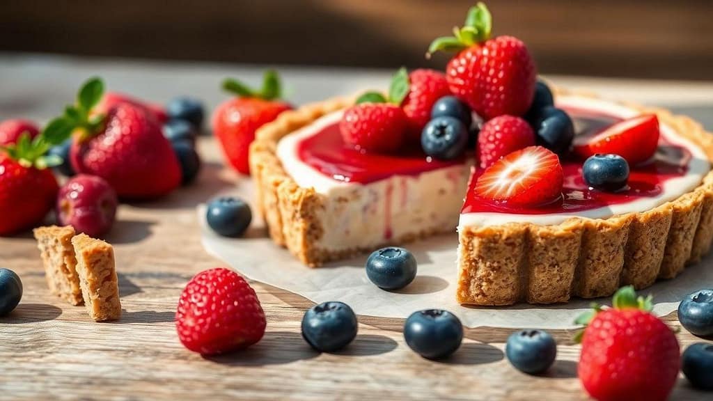 Torta de frutas vermelhas sem açúcar 2 Torta de frutas vermelhas sem açúcar