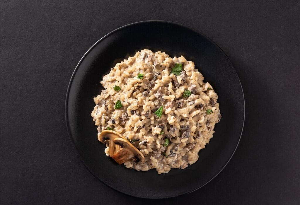 Risoto de cogumelos com arroz de couve-flor 7 Risoto de cogumelos com arroz de couve-flor