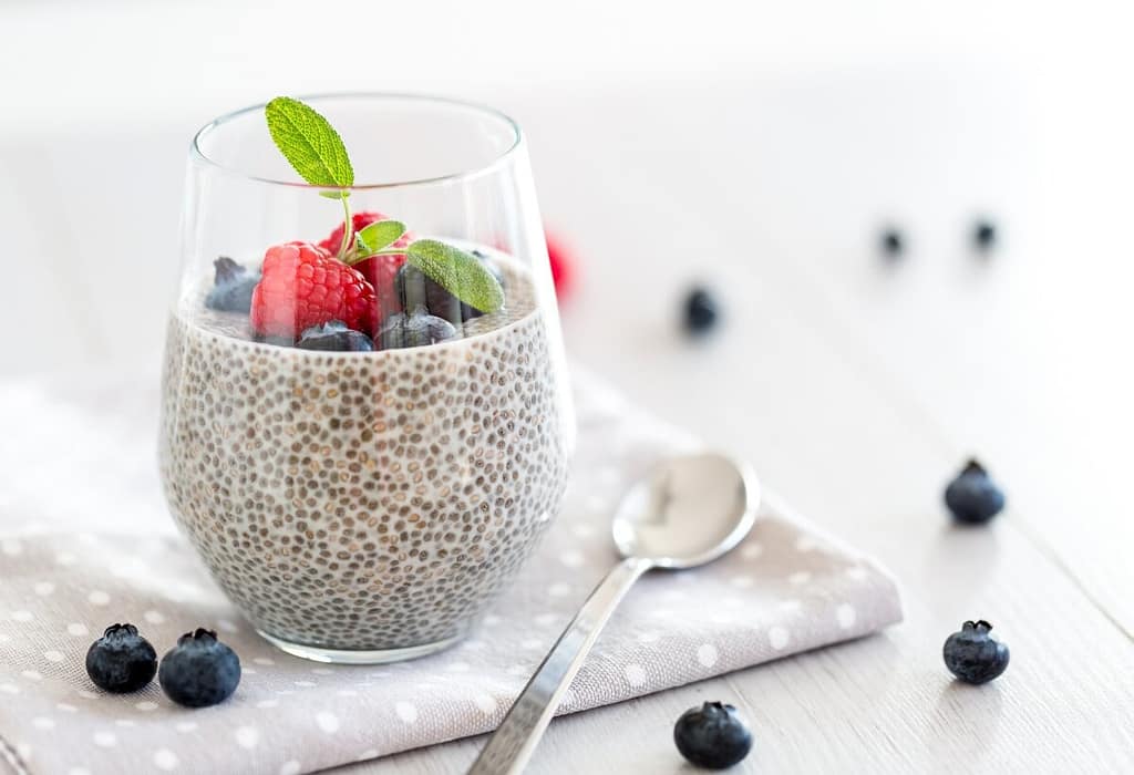 Pudim saudável de chia e leite de coco 4 Pudim saudável de chia e leite de coco