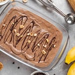 Sorvete de banana com cacau Sorvete de Banana com Cacau