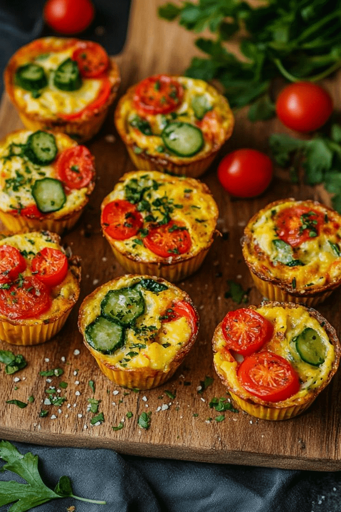 Muffin salgado com legumes e claras de ovo Image 683x1024